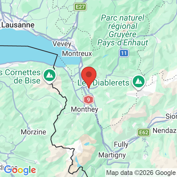 Carte de l'activité
