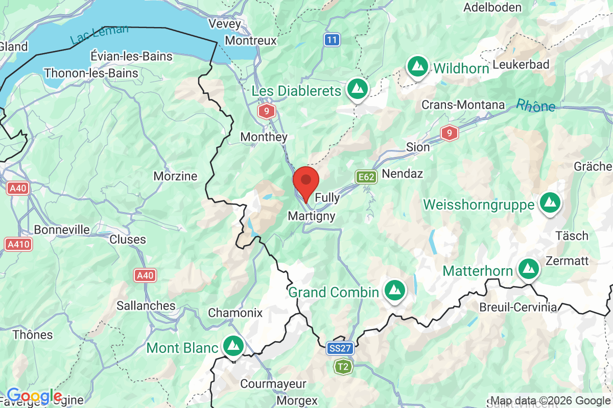 Carte de l'activité