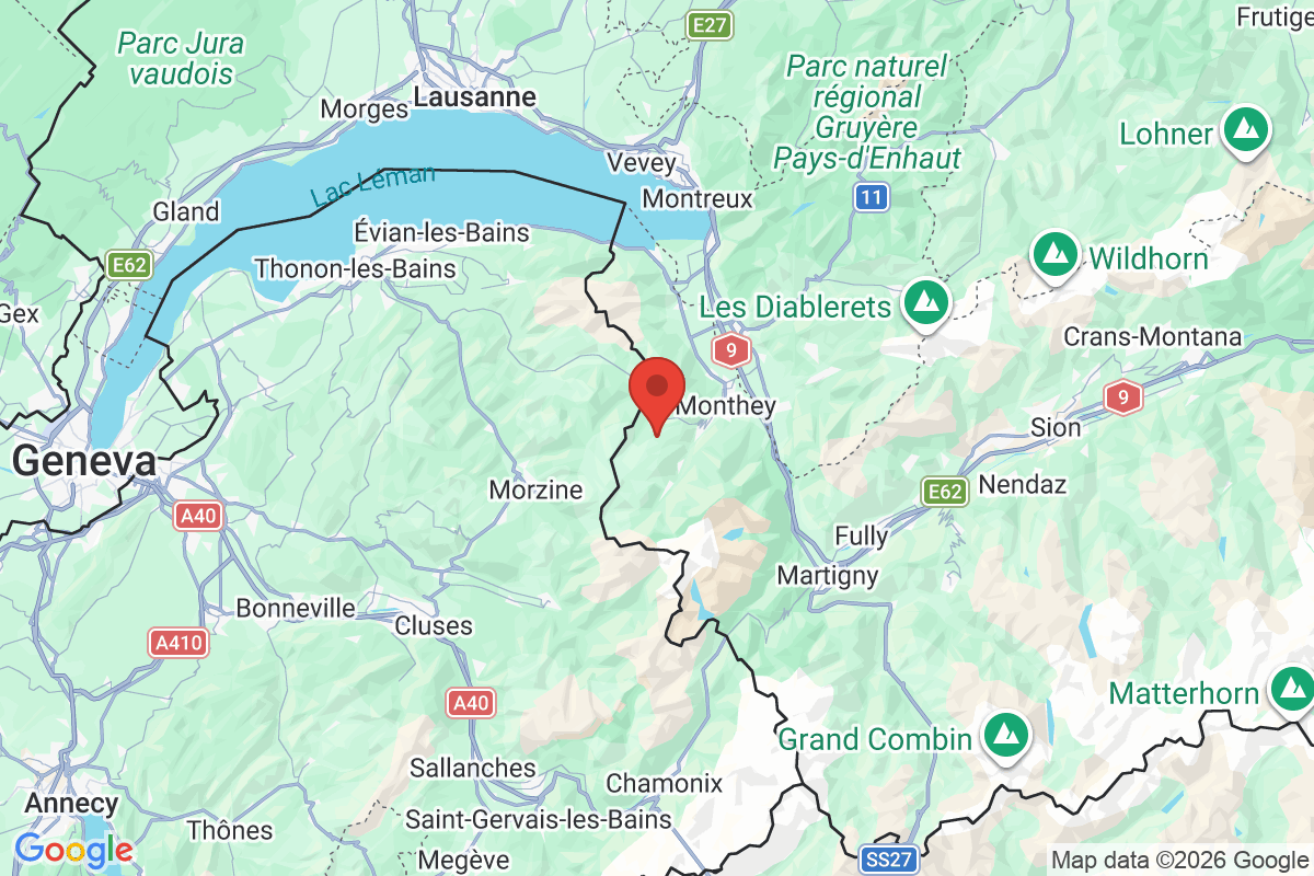 Carte de l'activité
