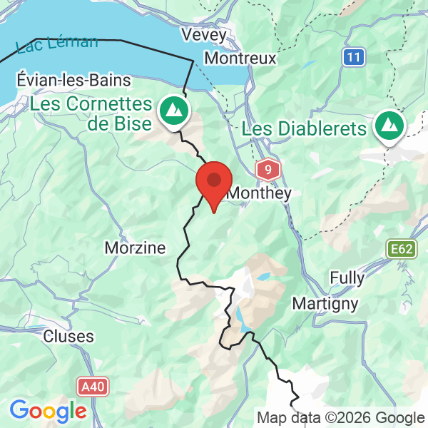 Carte de l'activité