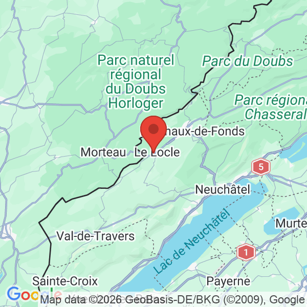 Carte de l'activité