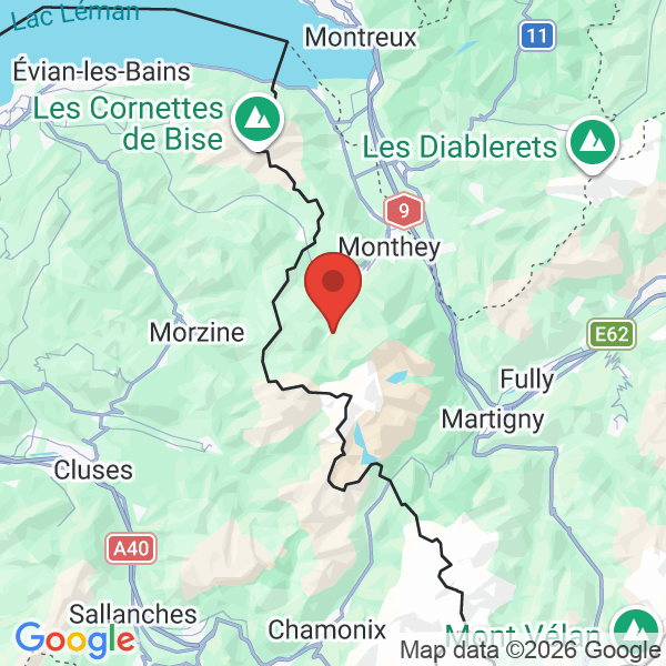 Carte de l'activité
