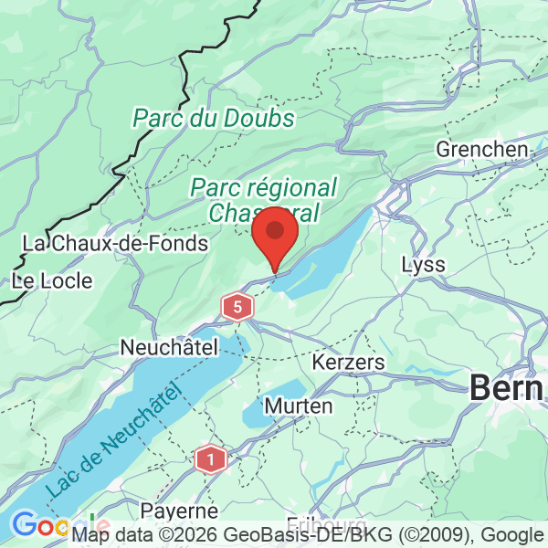 Carte de l'activité