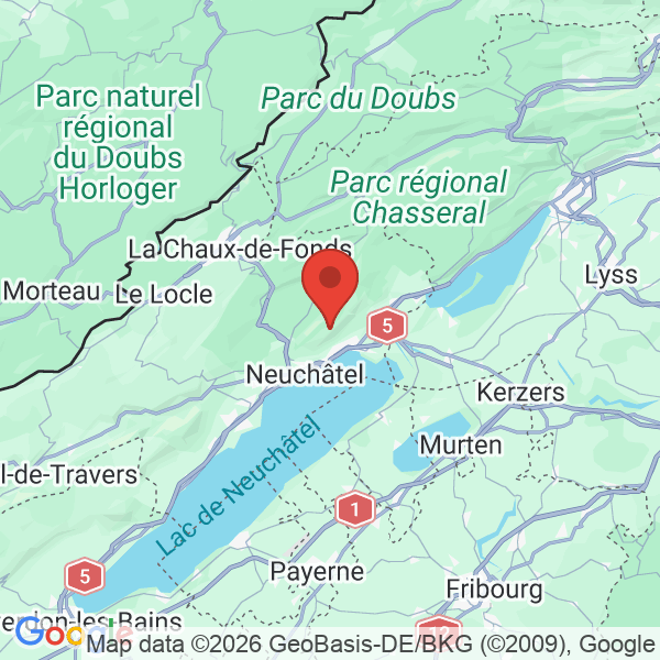 Carte de l'activité