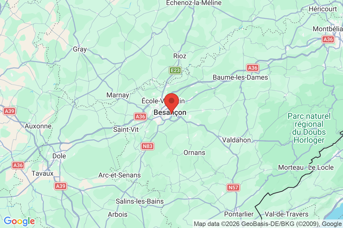 Carte de l'activité