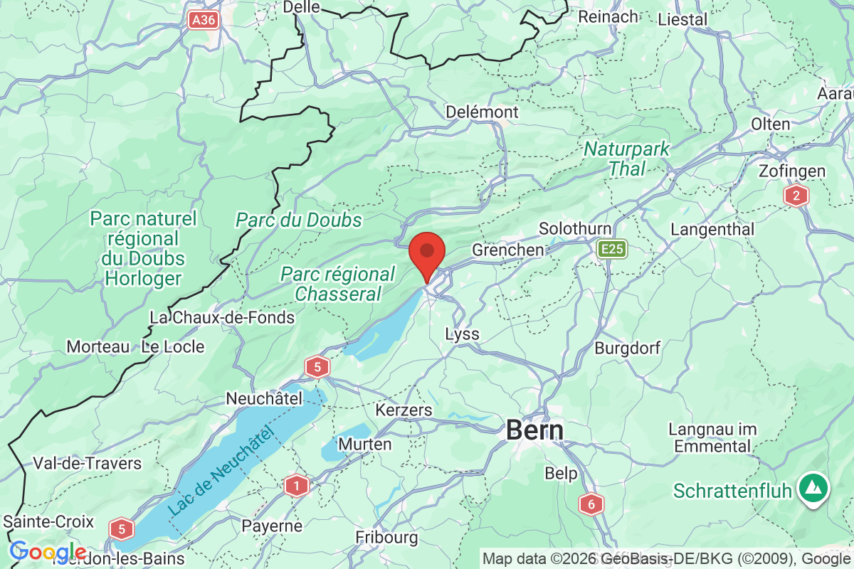 Carte de l'activité