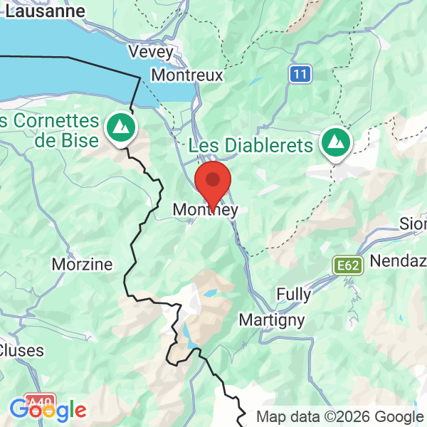 Carte de l'activité