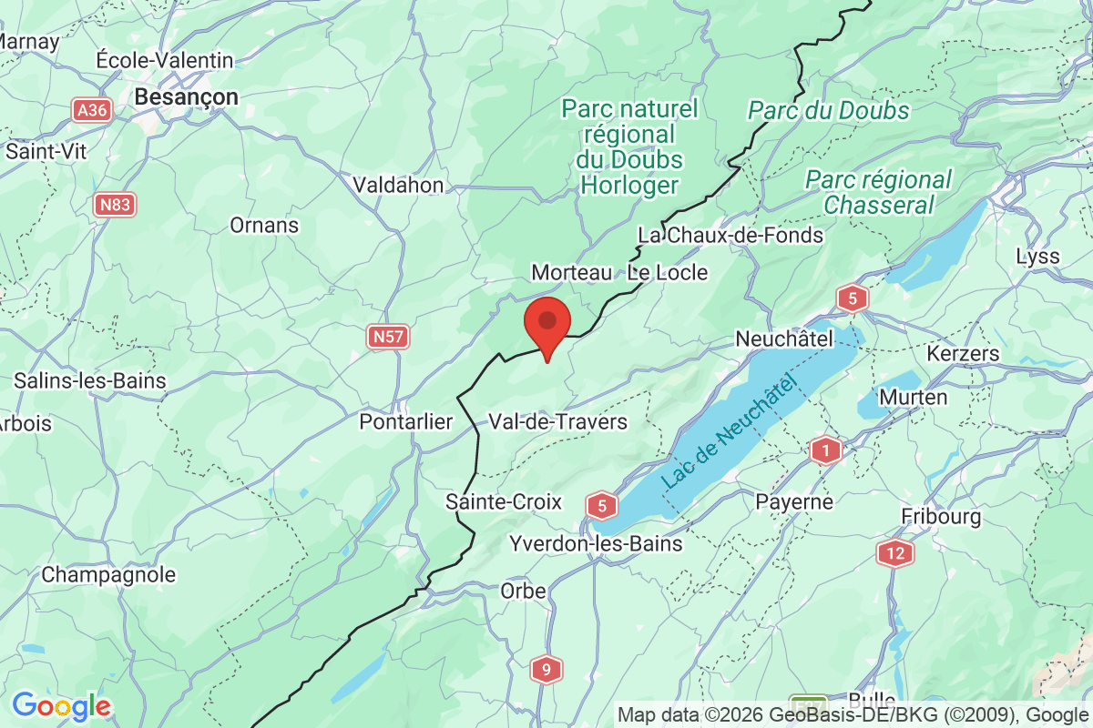 Carte de l'activité