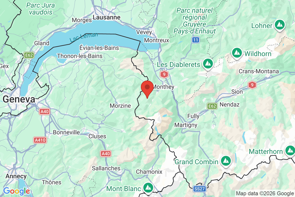 Carte de l'activité