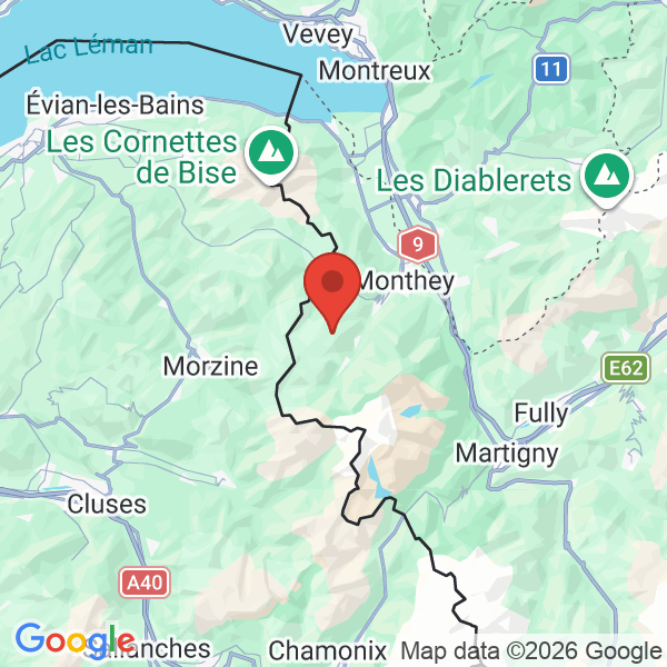 Carte de l'activité