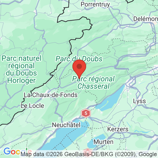 Carte de l'activité