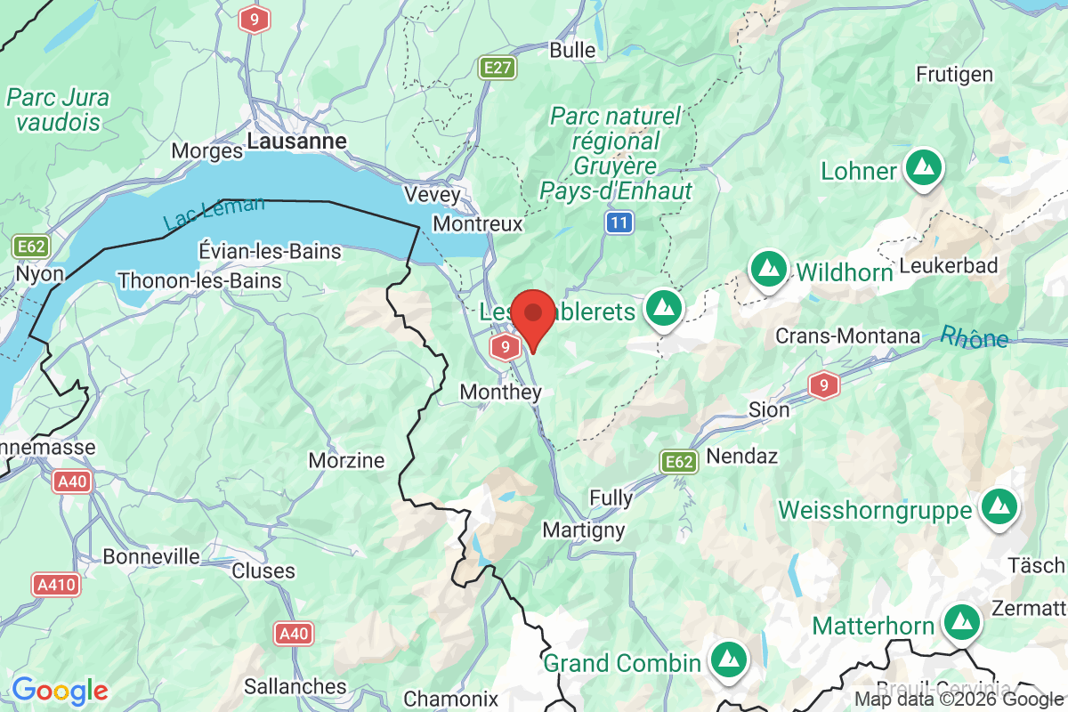 Carte de l'activité