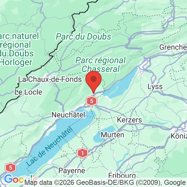 Carte de l'activité