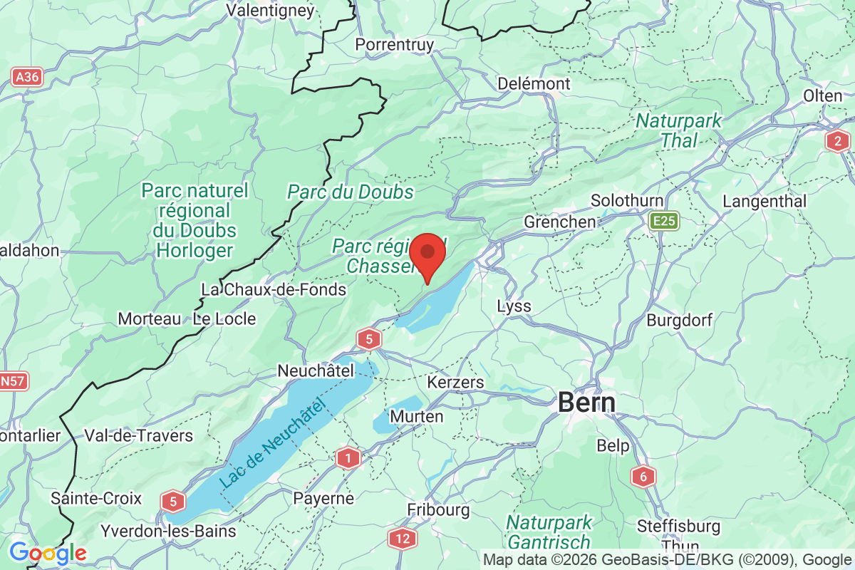Carte de l'activité