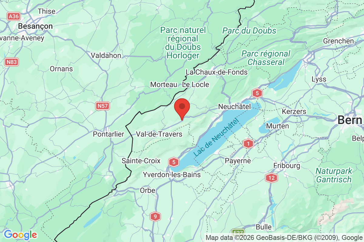 Carte de l'activité