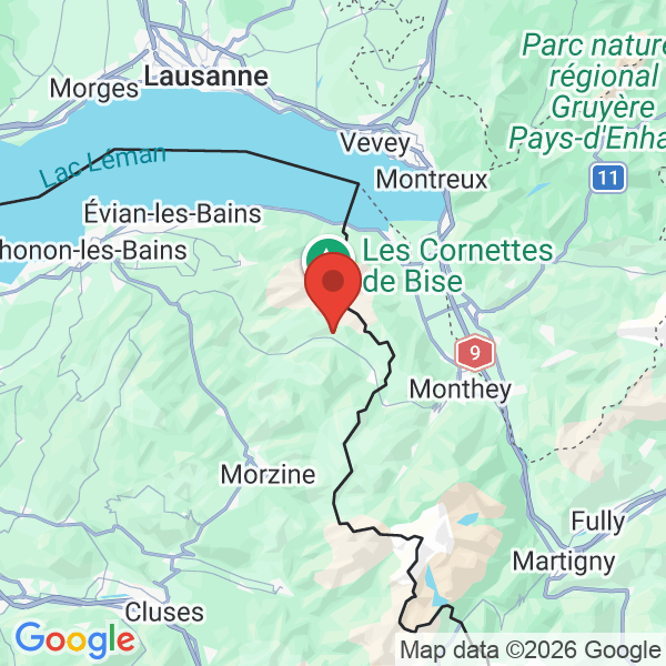 Carte de l'activité