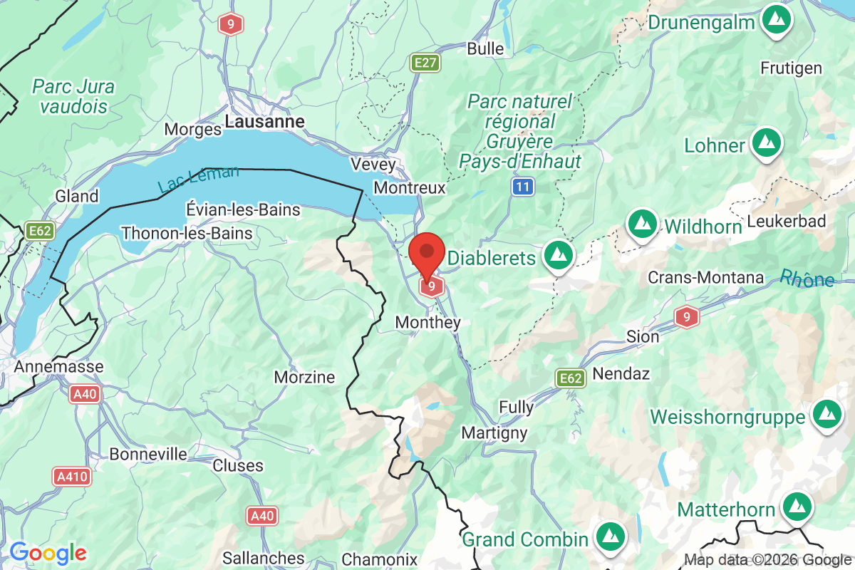 Carte de l'activité