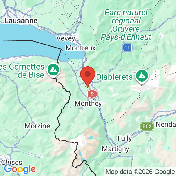 Carte de l'activité