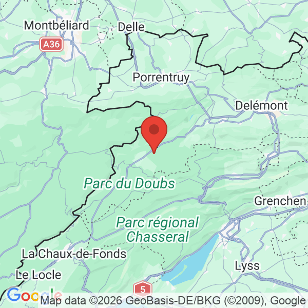 Carte de l'activité