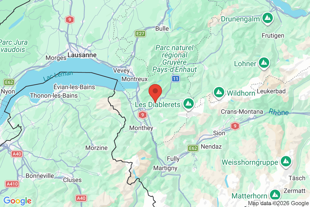 Carte de l'activité