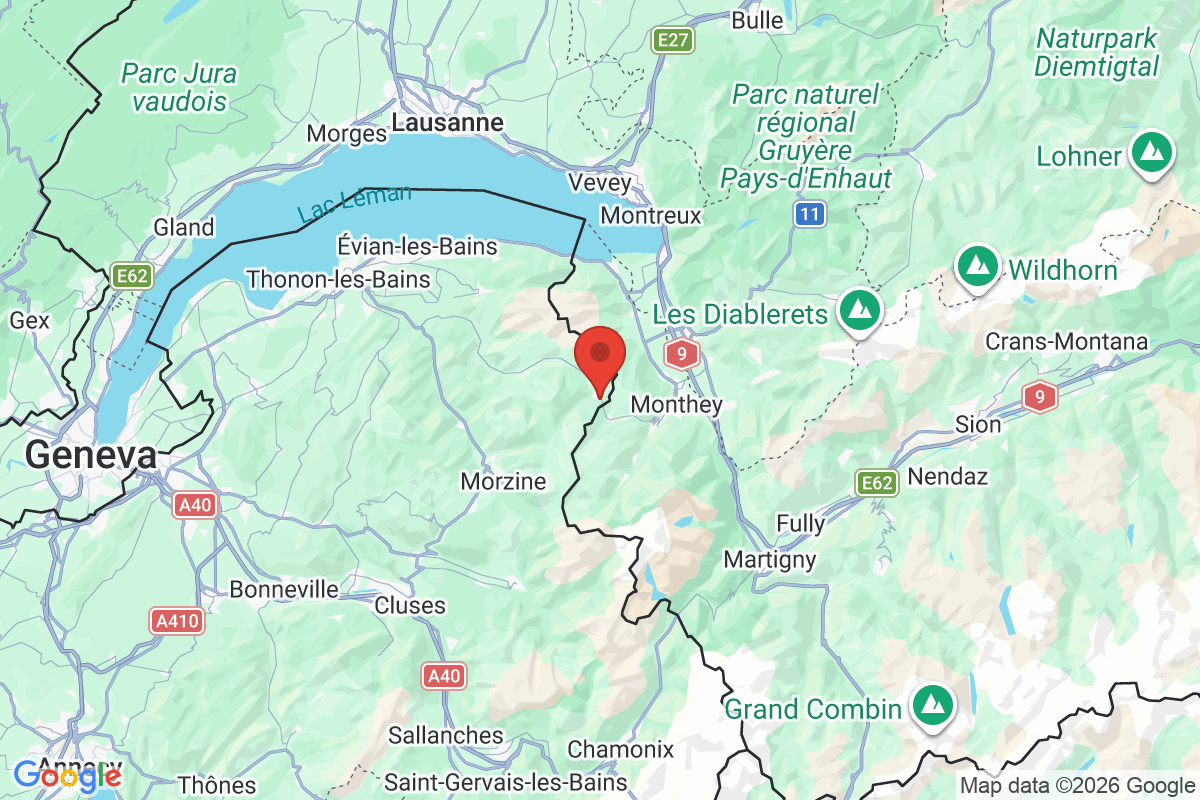 Carte de l'activité