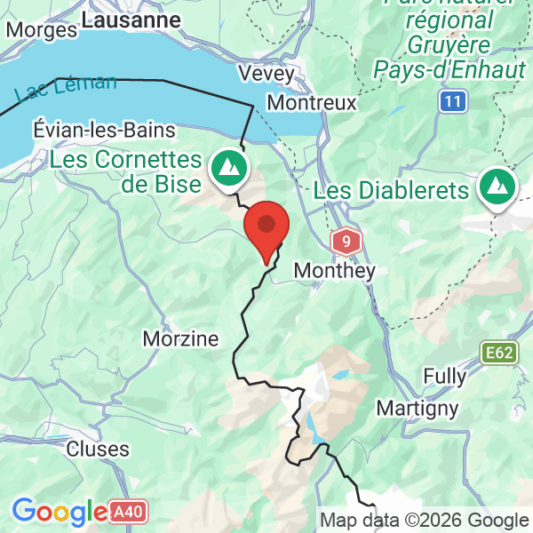 Carte de l'activité