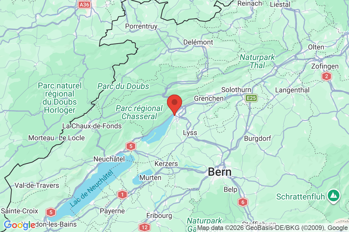 Carte de l'activité