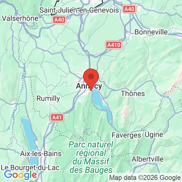 Carte de l'activité