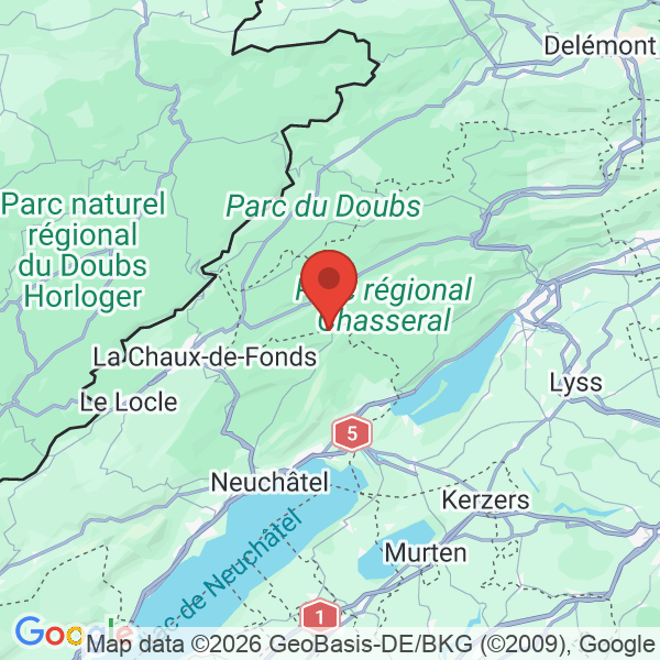 Carte de l'activité