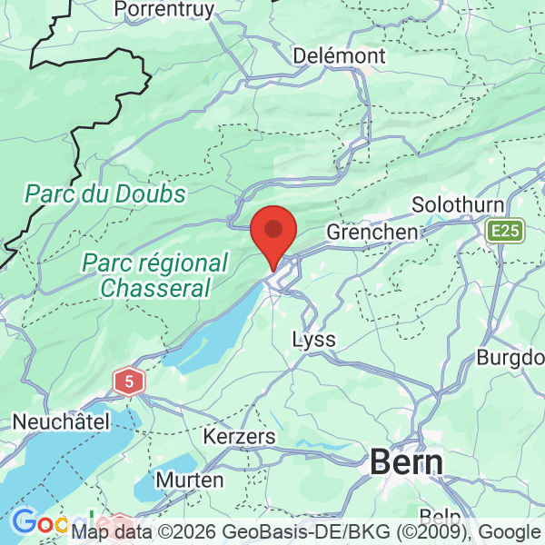Carte de l'activité