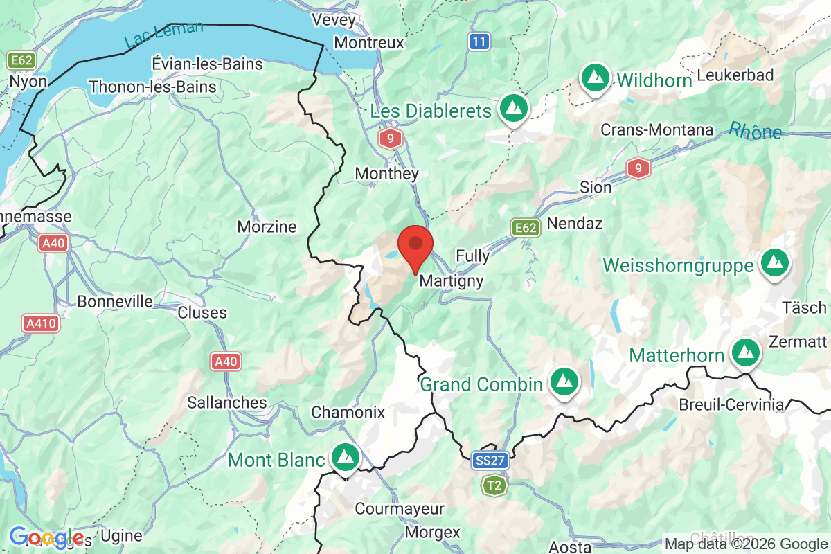 Carte de l'activité