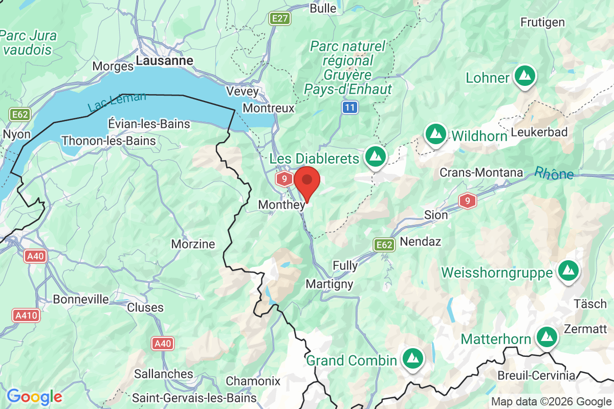 Carte de l'activité