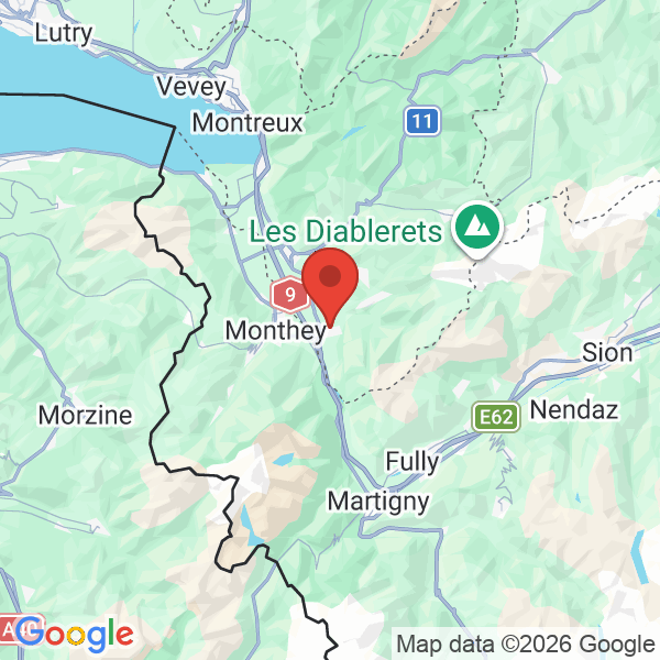Carte de l'activité