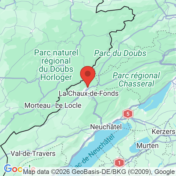 Carte de l'activité