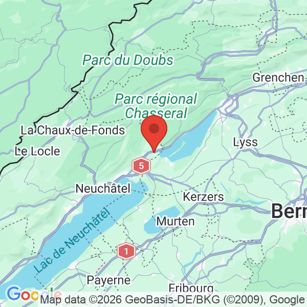 Carte de l'activité