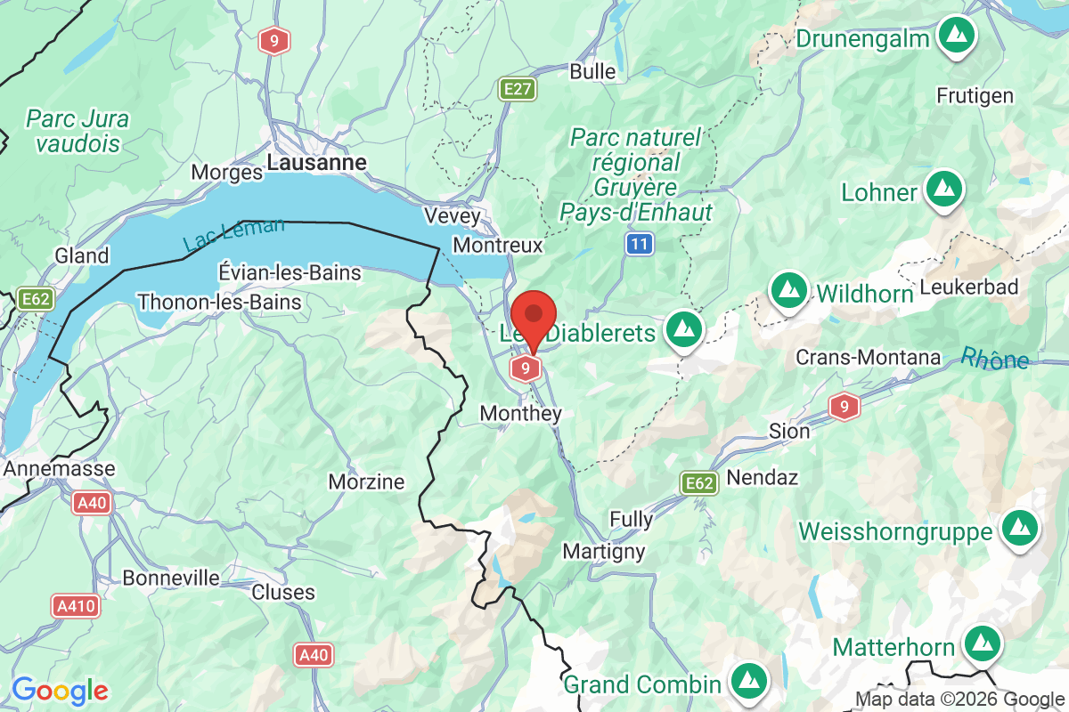 Carte de l'activité