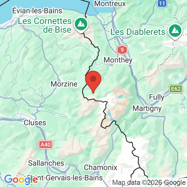 Carte de l'activité