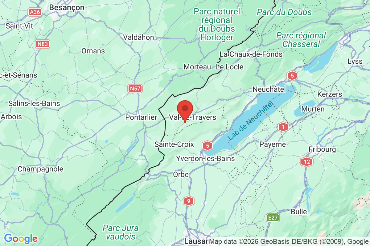 Carte de l'activité