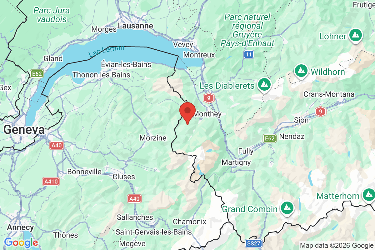 Carte de l'activité