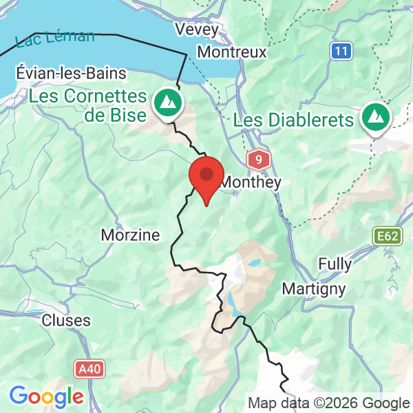 Carte de l'activité