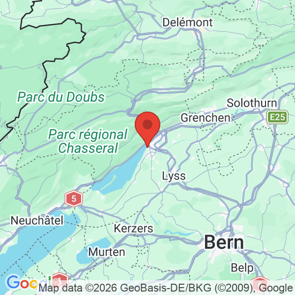 Carte de l'activité