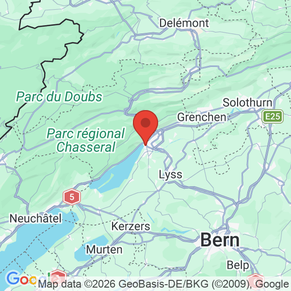 Carte de l'activité
