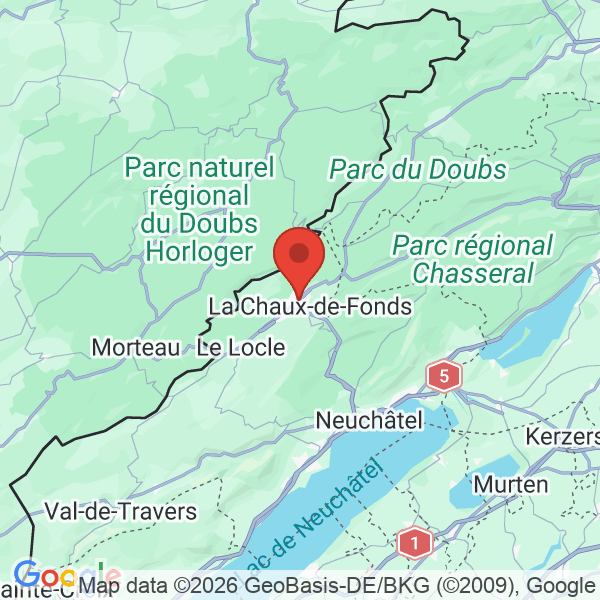 Carte de l'activité
