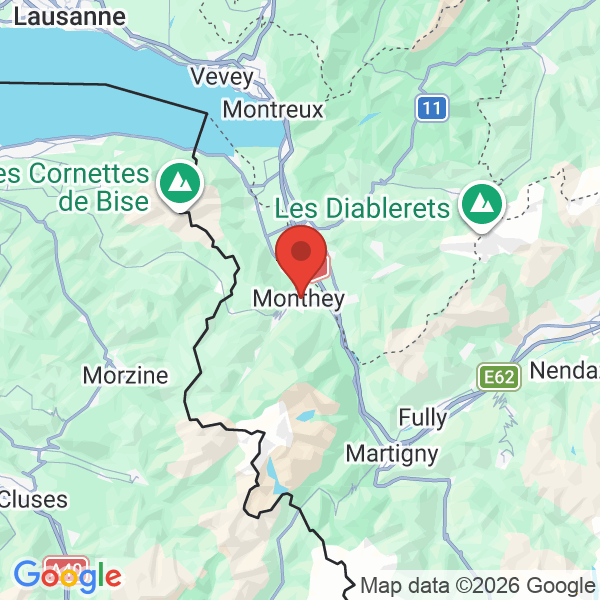 Carte de l'activité