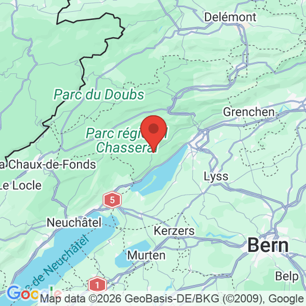 Carte de l'activité