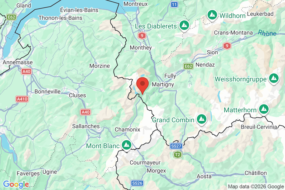 Carte de l'activité