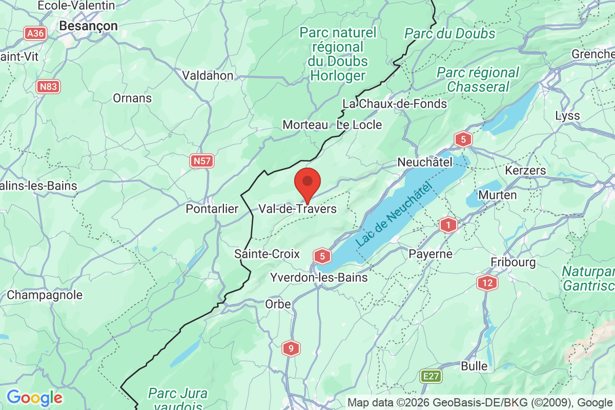 Carte de l'activité