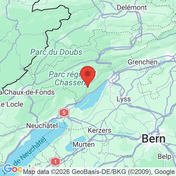 Carte de l'activité