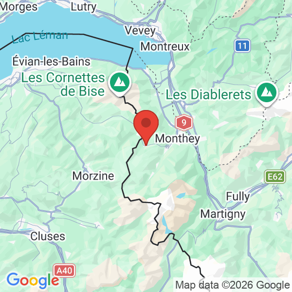 Carte de l'activité