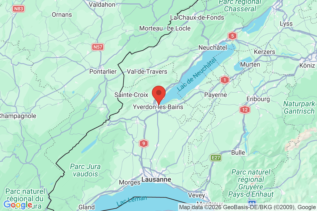 Carte de l'activité